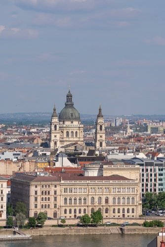 Budapest Card: View of Budapest and the Basilica, Hungary